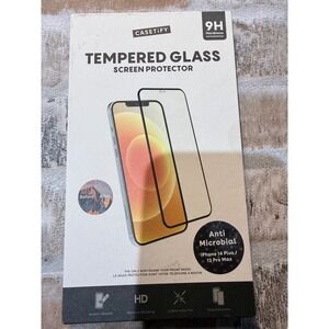 Casetify Tempered Glass Screen Protector iPhone 14 Plus 13 Pro Max 9H Anti Micro